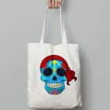 Tote Bags Skull Art