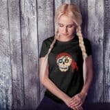 T-shirt Femme Skull Art