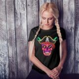 T-shirt Femme Skull Art