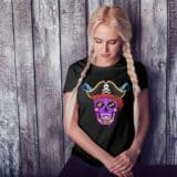 T-shirt Femme Skull Art