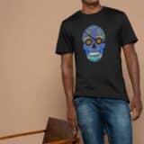 T-shirt Mixte Skull Art