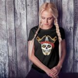 T-shirt Femme Skull Art