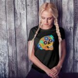 T-shirt Femme Skull Art