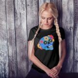 T-shirt Femme Skull Art