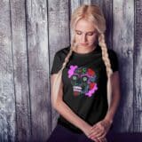 T-shirt Femme Skull Art
