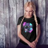T-shirt Femme Skull Art