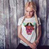 T-shirt Femme Skull Art