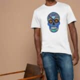 T-shirt Mixte Skull Art