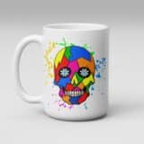 Mug Skull art