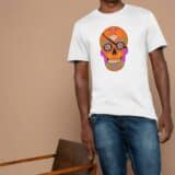 T-shirt Mixte Skull Art