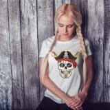 T-shirt Femme Skull Art