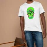 T-shirt Mixte Skull Art