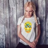 T-shirt Femme Skull Art