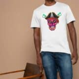 T-shirt Mixte Skull Art