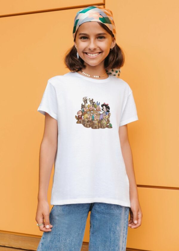 T-Shirt Kawaii : Blanche-Neige et les 7 Nains Disney – Image 9