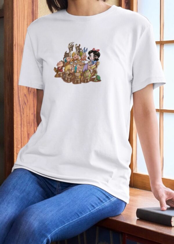 T-Shirt Kawaii : Blanche-Neige et les 7 Nains Disney – Image 10