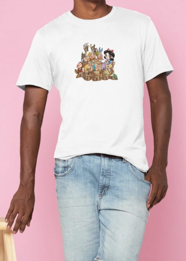 T-Shirt Kawaii : Blanche-Neige et les 7 Nains Disney – Image 11