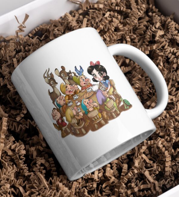T-Shirt Kawaii : Blanche-Neige et les 7 Nains Disney – Image 2