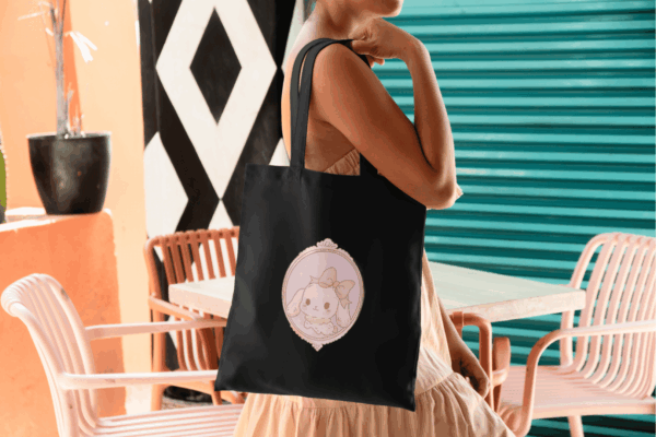 Le miroir des coquettes : tote bag