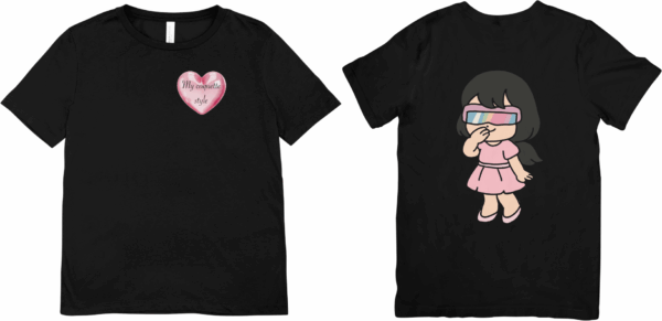Coquette t shirt design : femme – Image 2