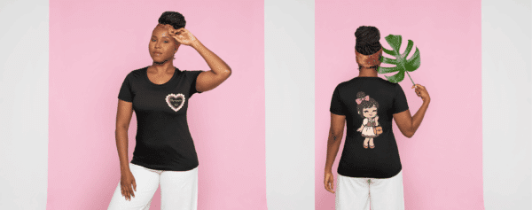 Coquette original : t-shirt femme avec sac – Image 5