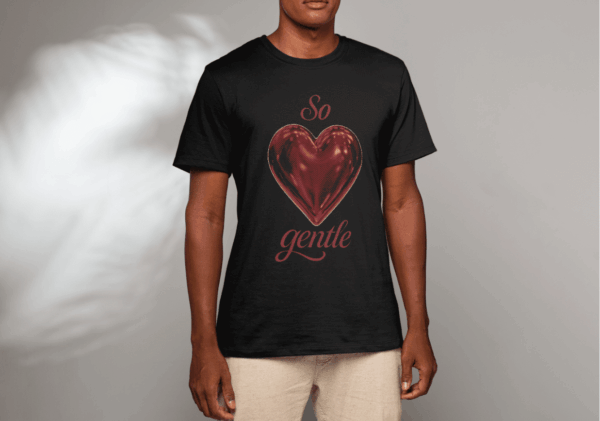 Rouge coquette : t-shirt coeur