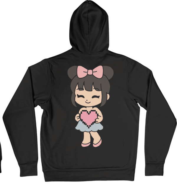 Coquette style : sweat fille coeur