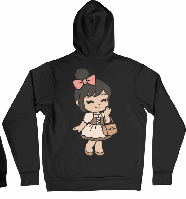 Hoodie coquette : sweat femme avec sac