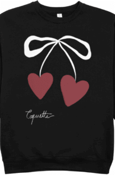 Image noeud coquette : pull coeur