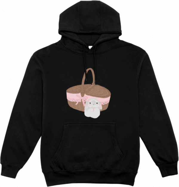 Coquette aesthetic outfits : sweat panier lapin – Image 2