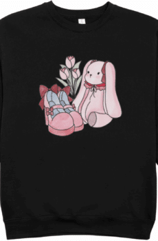 Esprit coquette : pull peluche
