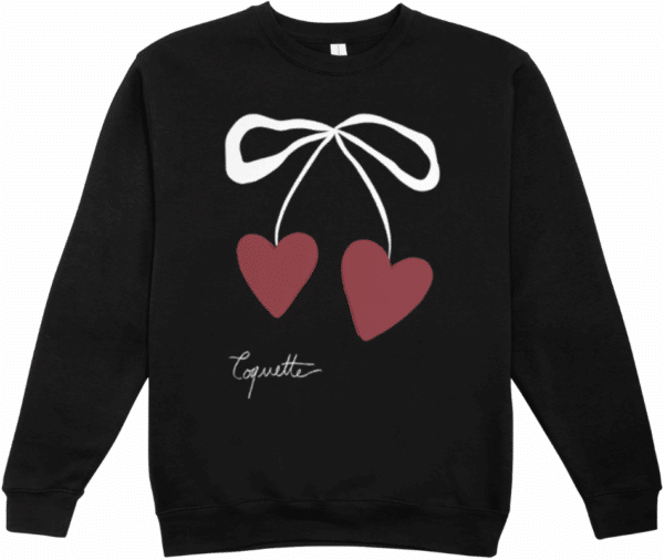 Image noeud coquette : pull coeur