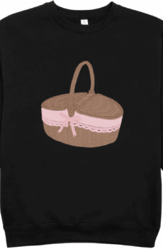 Coquette outfit idea : pull panier
