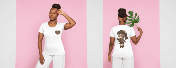 Coquette outfit : t-shirt femme studieuse – Image 5