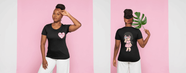 Coquette t shirt design : femme – Image 4