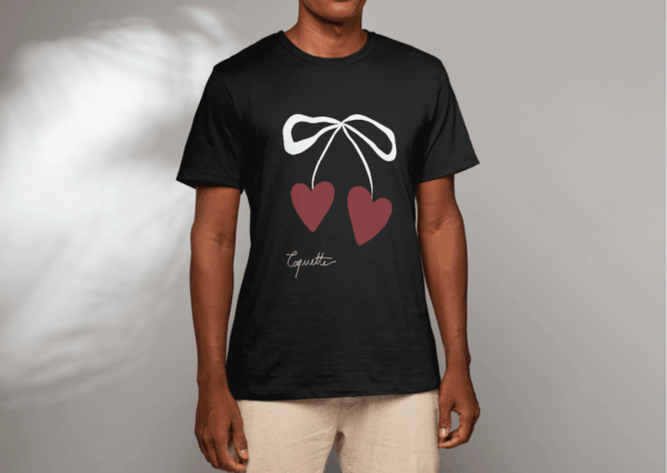 Coquette style ideas : t-shirt coeurs