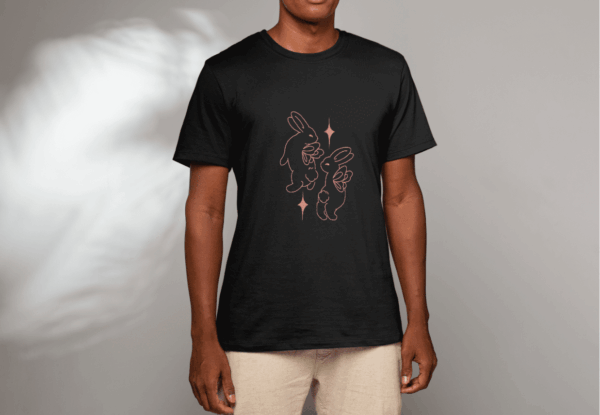 T shirt coquette : lapins – Image 2