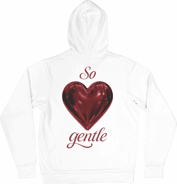 Sweat coquette : coeur rouge – Image 2