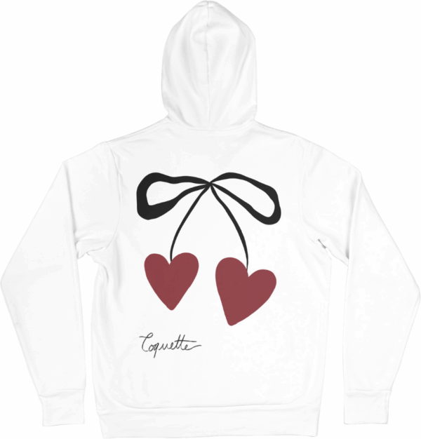 Coquette noeud : sweat coeur – Image 2