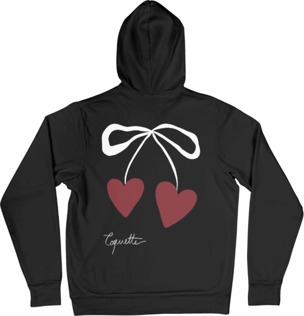 Coquette noeud : sweat coeur
