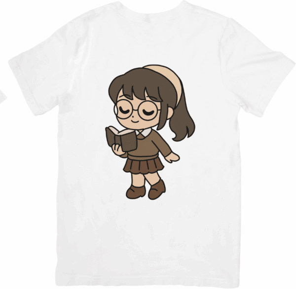 Coquette outfit : t-shirt femme studieuse