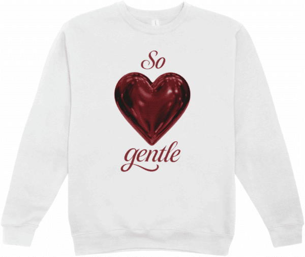 Pull coquette : coeur rouge – Image 2