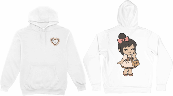 Hoodie coquette : sweat femme avec sac – Image 2