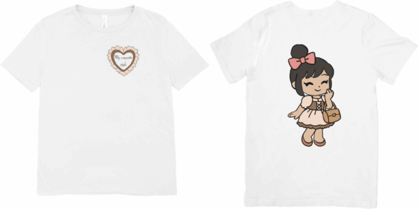 Coquette original : t-shirt femme avec sac – Image 2