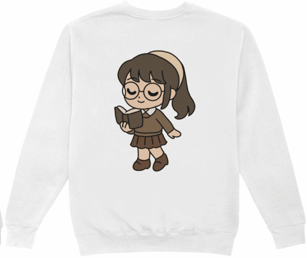 Image coquette : pull femme studieuse