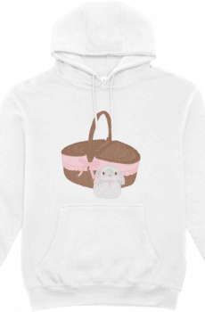 Coquette aesthetic outfits : sweat panier lapin