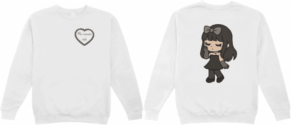 Coquette ootd : pull cute girl – Image 2