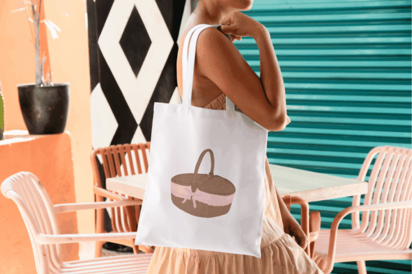 Coquette bag : tote bag panier