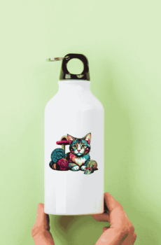Article pop art : gourde chat