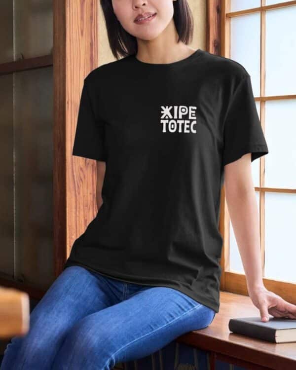 Maya t shirt : Xipe Totec multicolore – Image 8